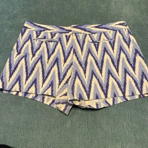 Purple and cream women’s shorts